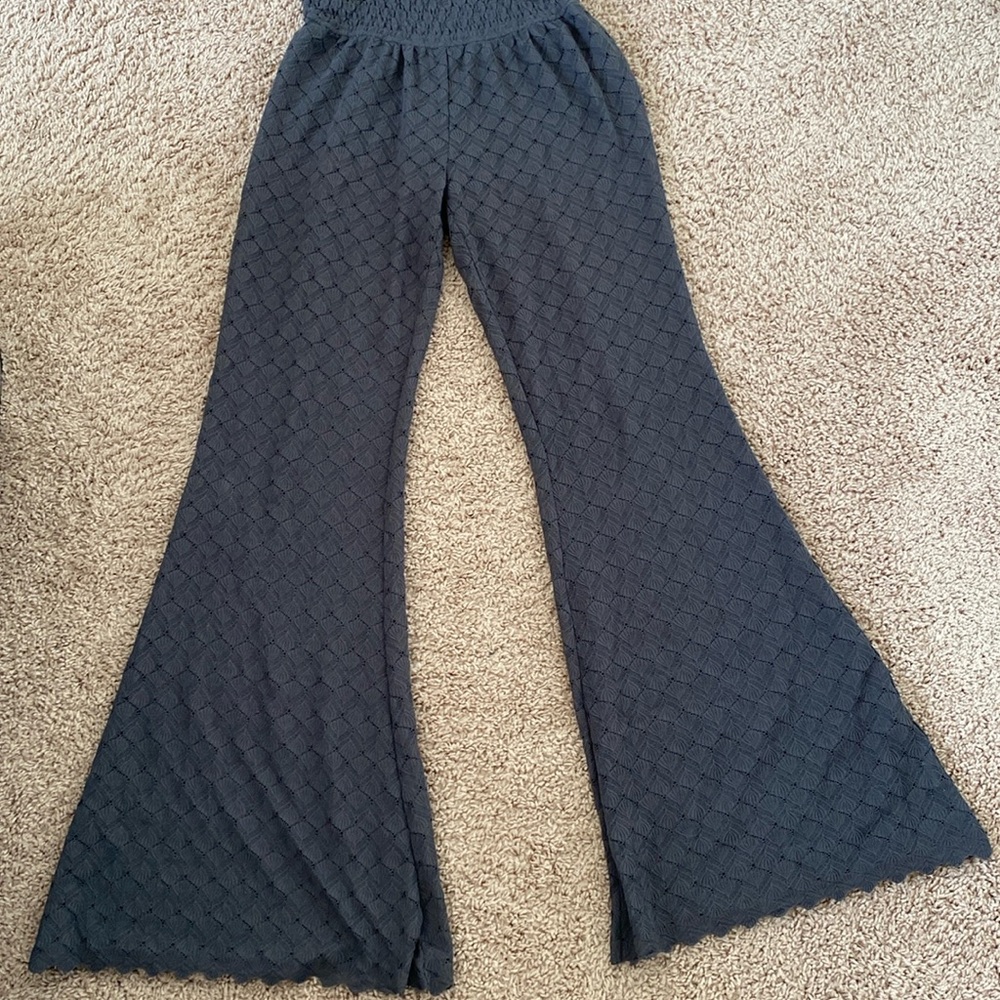Free People Crochet Flare Pants - Picture 6 of 10